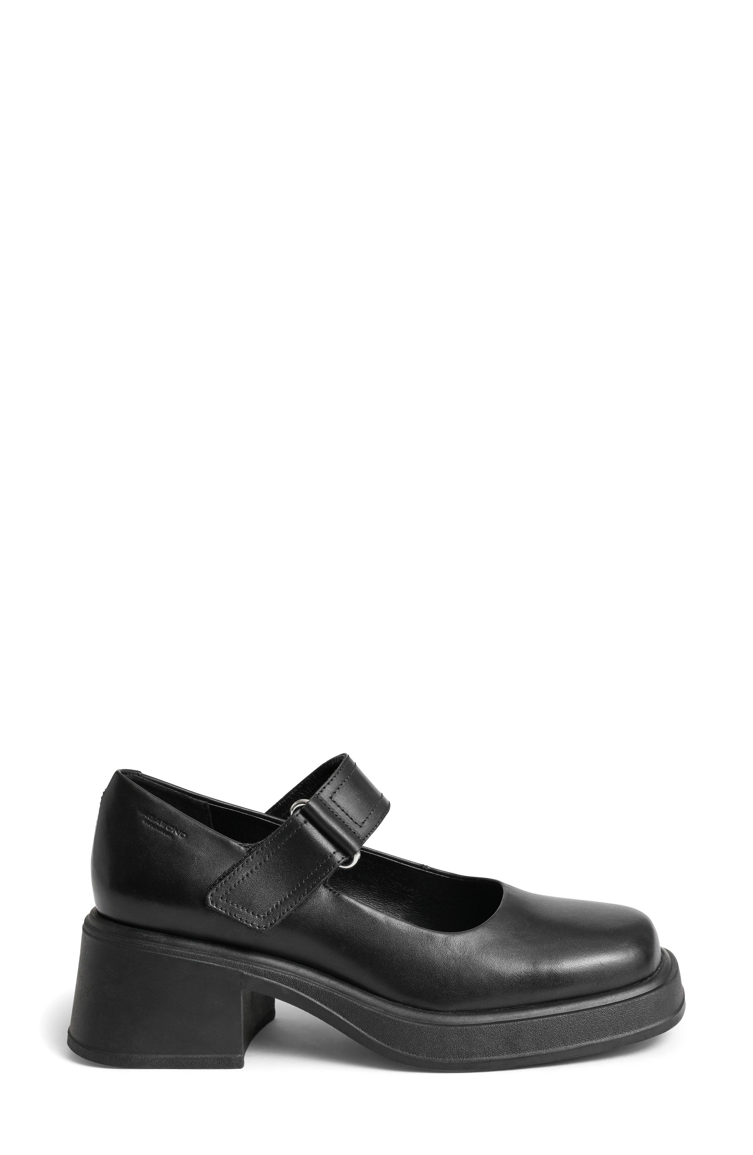 Dorah Platform Mary Jane Pump, Alternate, color, BLACK