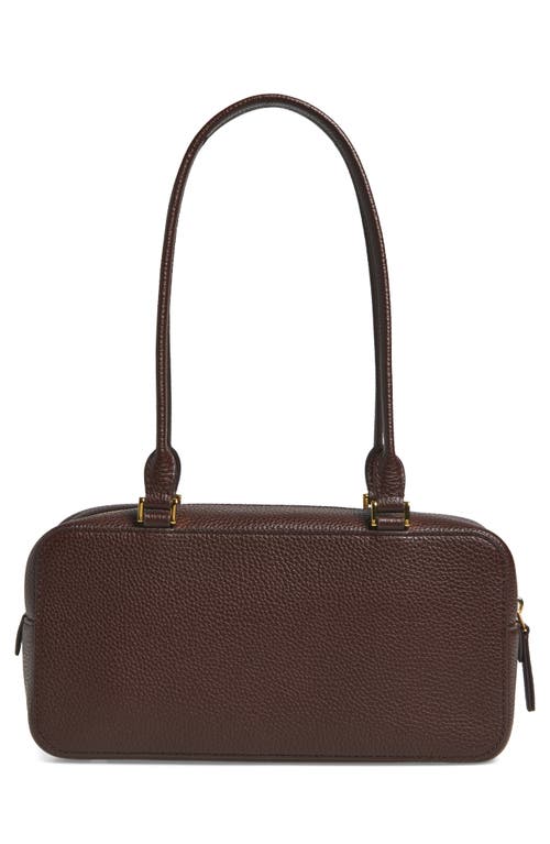 Shop Veronica Beard Boxy Leather Shoulder Bag