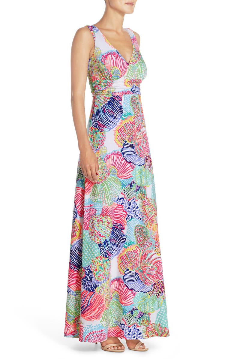 Lilly Pulitzer<sup>®</sup> 'Sloane' Print Jersey Maxi Dress, Alternate, color,