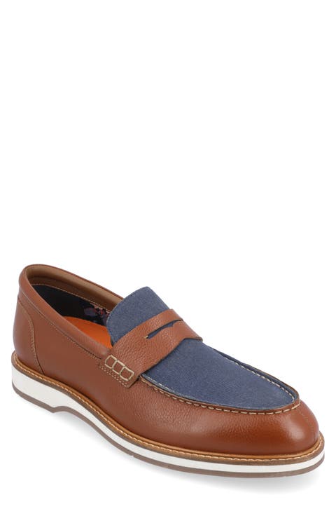 Kaufman Moc Toe Penny Loafer (Men)