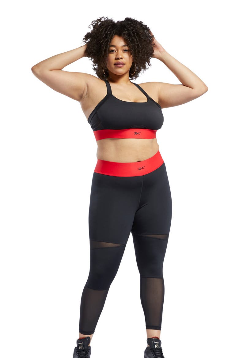 Reebok x Cardi B Bralette, Alternate, color, BLACK