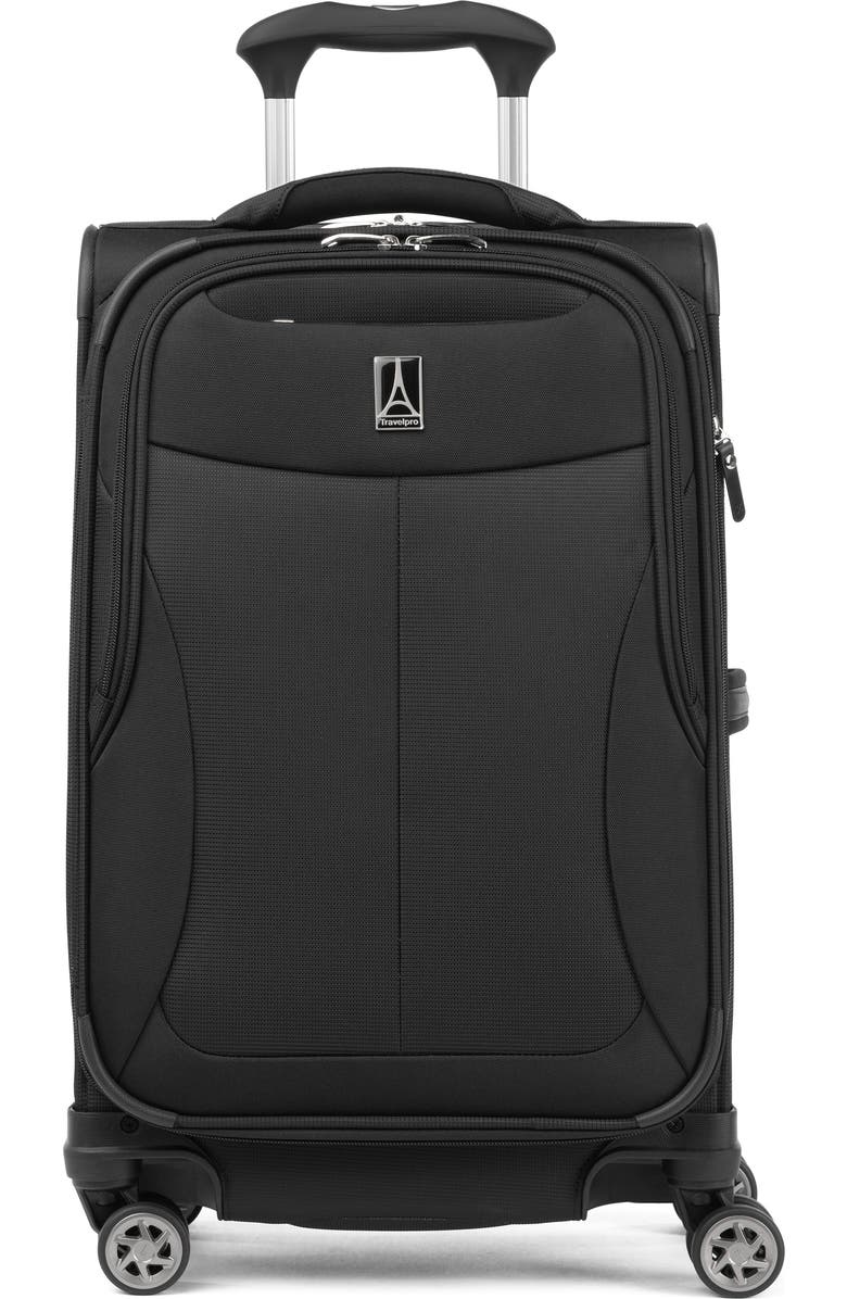 TRAVELPRO WAB 6 Check-In Expandable Softside Spinner Suitcase, Main, color, Black
