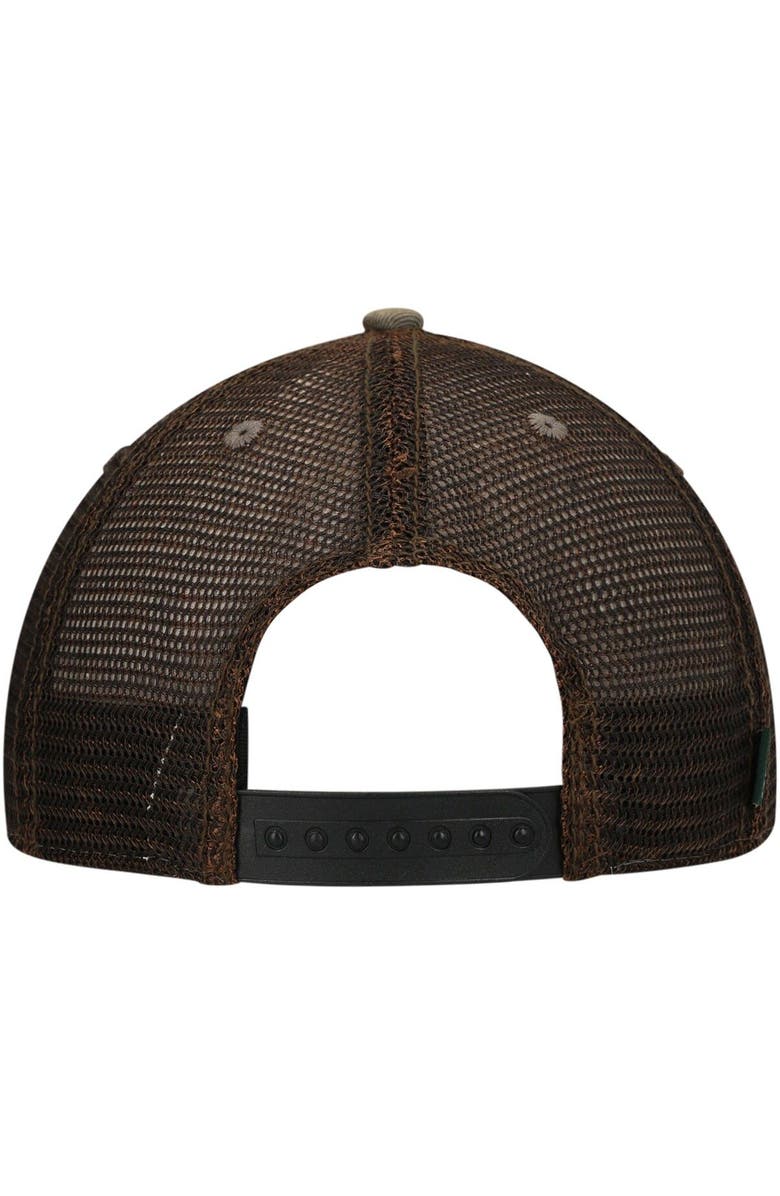 LEGACY ATHLETIC Men's Gray Mississippi State Bulldogs Legacy Practice Old Favorite Trucker Snapback Hat, Alternate, color, 