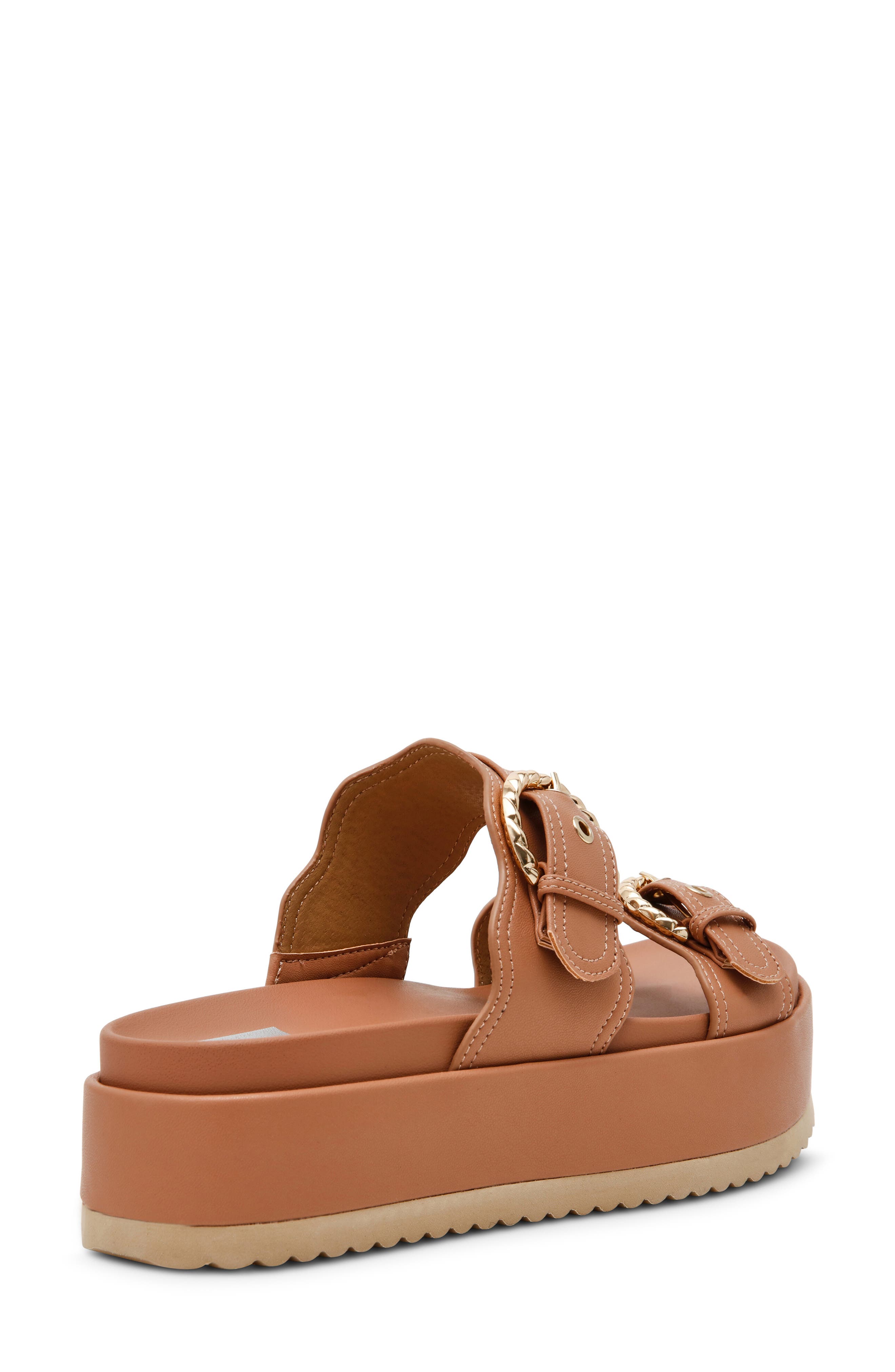 DV by Dolce Vita Serpent Platform Slide Sandal, Alternate, color, Cafe Smooth