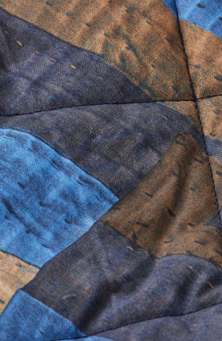 Scotch & Soda Kids' Patchwork Print Quilted Cotton Shirt Jacket, Alternate, color, Mountain Patchwork