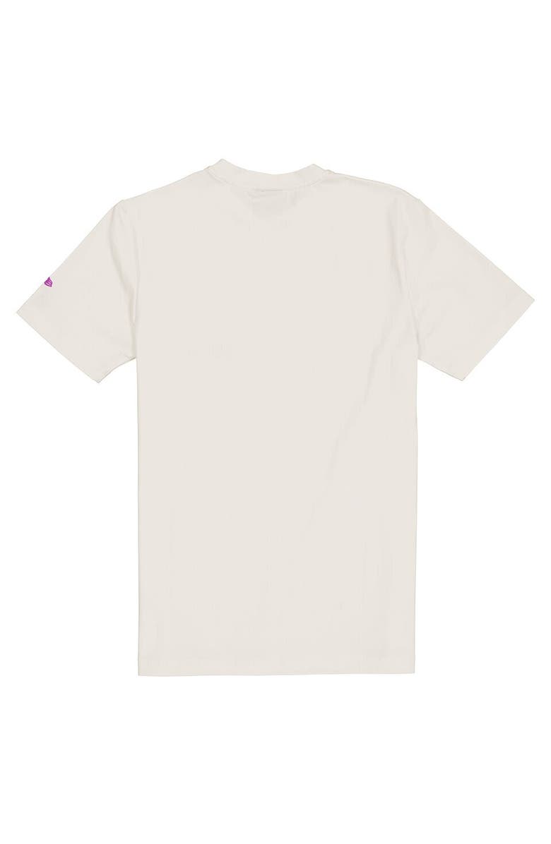 New Era Men's New Era Cream Minnesota Timberwolves Oversized City Edition Remix Vintage T-Shirt, Alternate, color, Cream