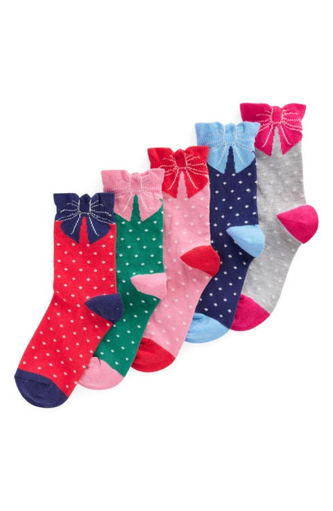 Kids' Assorted 5-Pack Pretty Socks (Little Kid)