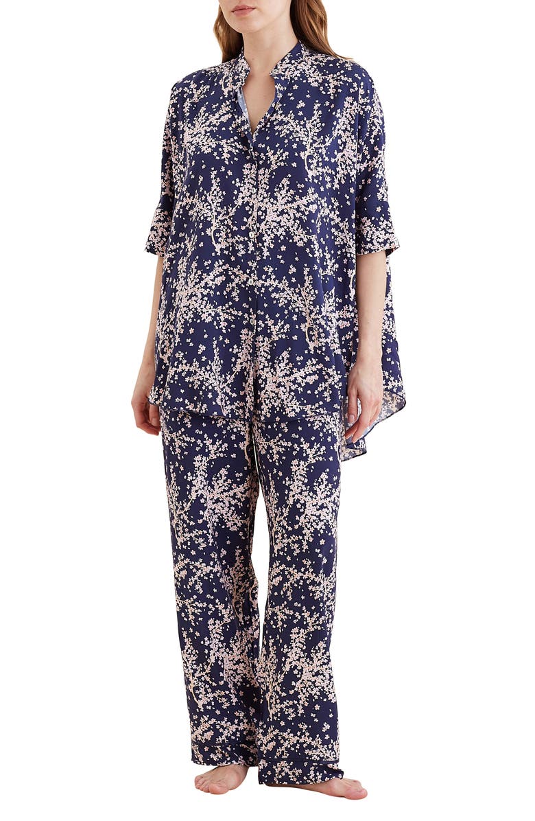 Papinelle Cheri Blossom Pajamas, Main, color, 