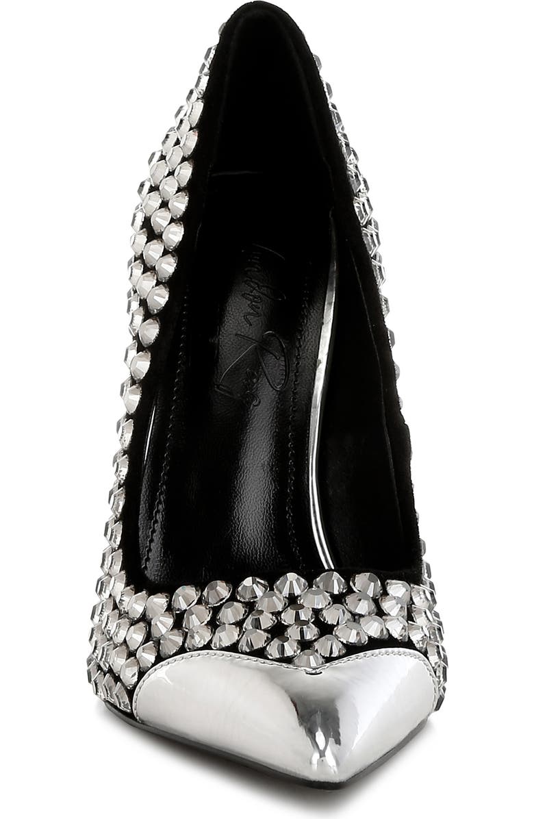 LONDON RAG Super Fan Diamante Embellished Pump, Alternate, color,