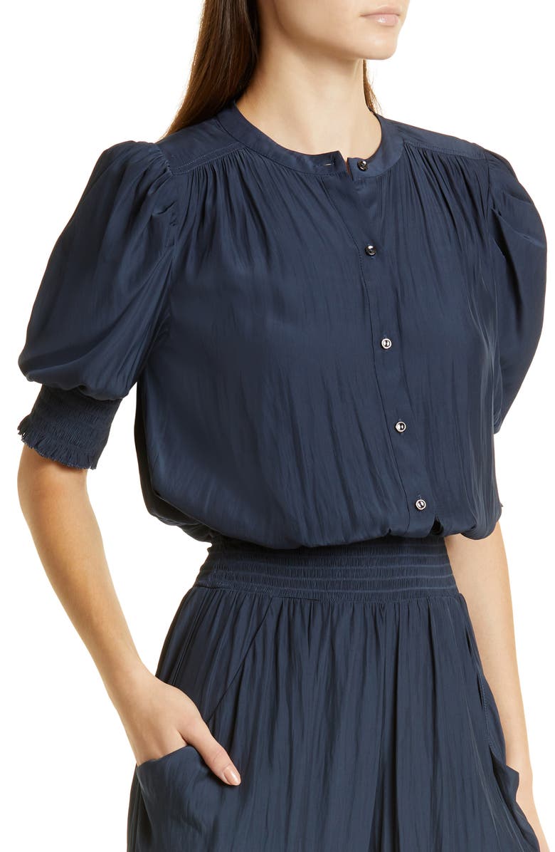 Ramy Brook Tracey Puff Sleeve Jumpsuit, Alternate, color, 