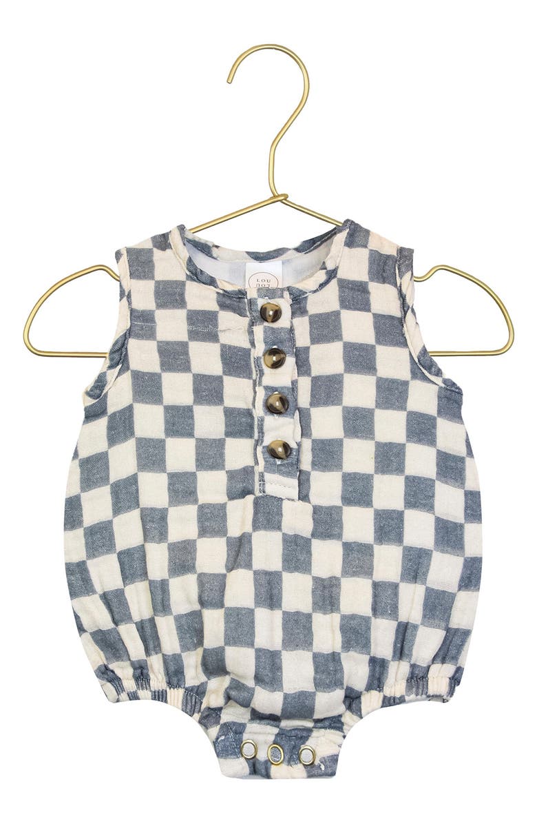 Lou Lou and Company Cloud Cotton Muslin Bubble Romper, Main, color, Miles
