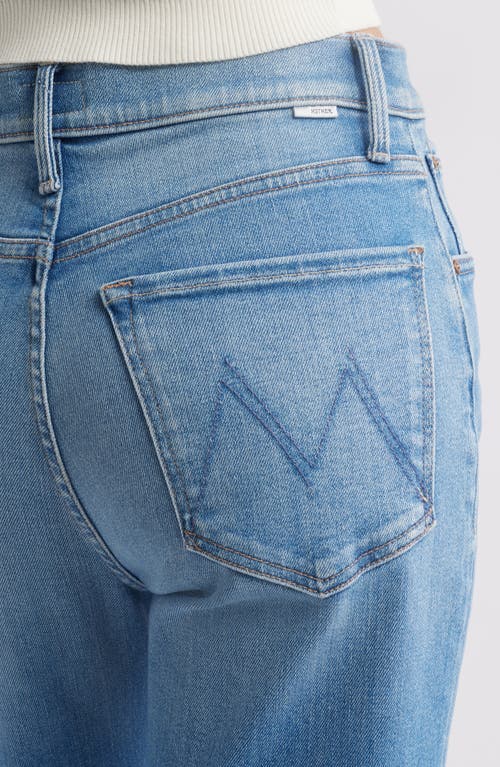 Mother The Dodger High Waist Wide Leg Ankle Jeans In Multi