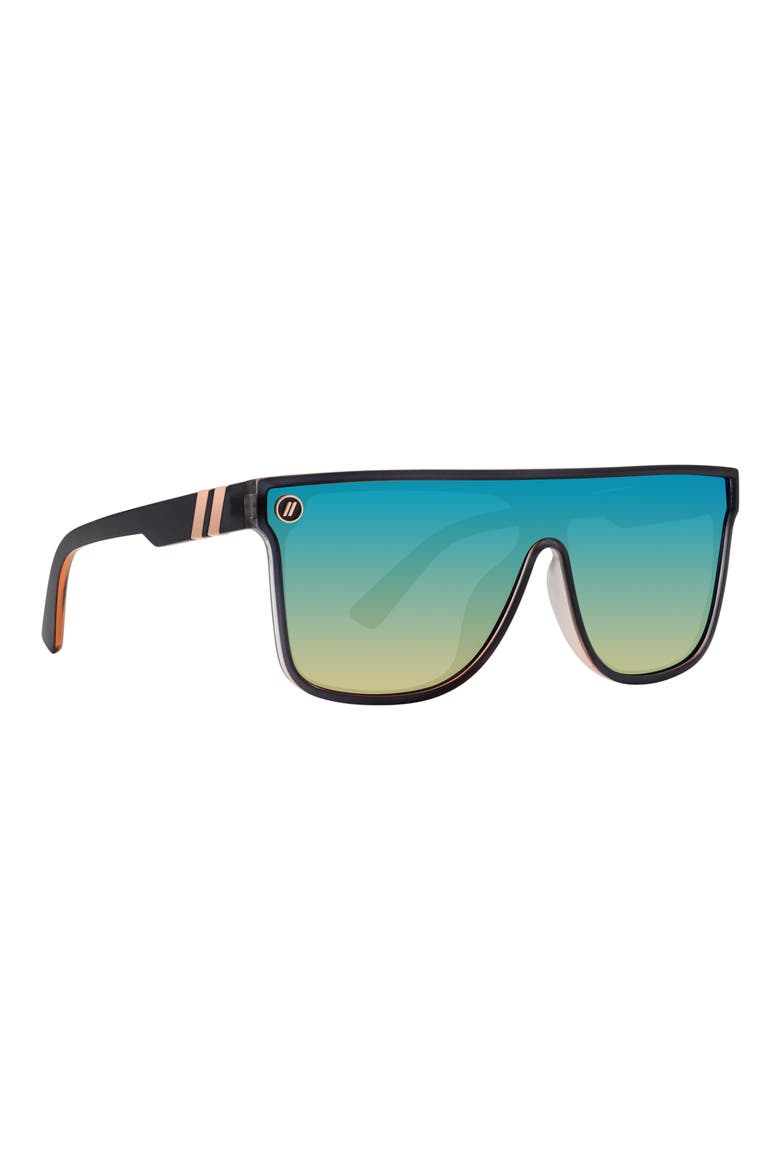 Sci-Fi DX 148mm Polarized Flat Top Sunglasses, Alternate, color, NIGHT CITY
