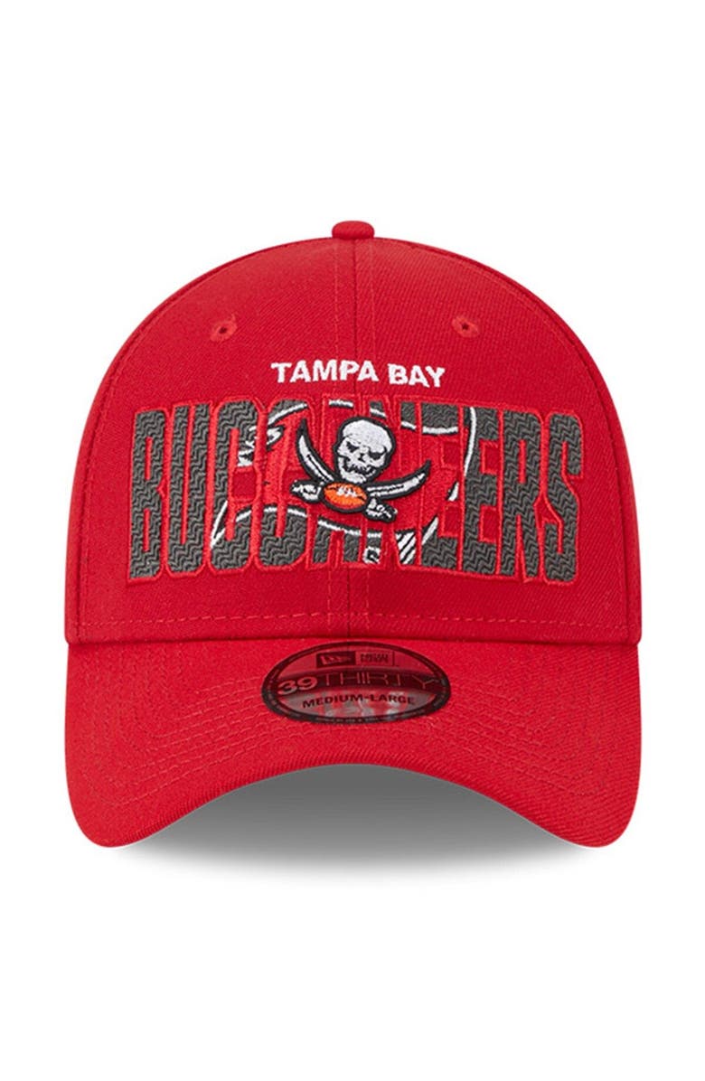 New Era Men's New Era Red Tampa Bay Buccaneers 2023 NFL Draft 39THIRTY Flex Hat, Alternate, color, 
