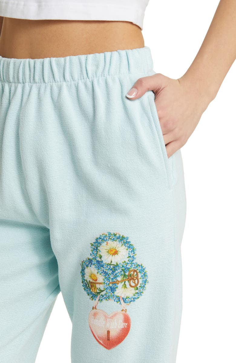 BOYS LIE Locked In Cotton Interlock Graphic Joggers, Alternate, color,