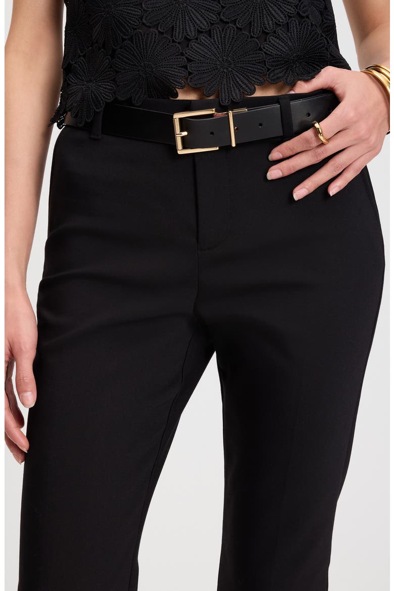 reversible belt, Alternate, color, BLACK / NICKLE
