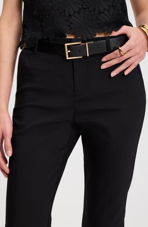 Kate Spade New York Reversible Belt In Black