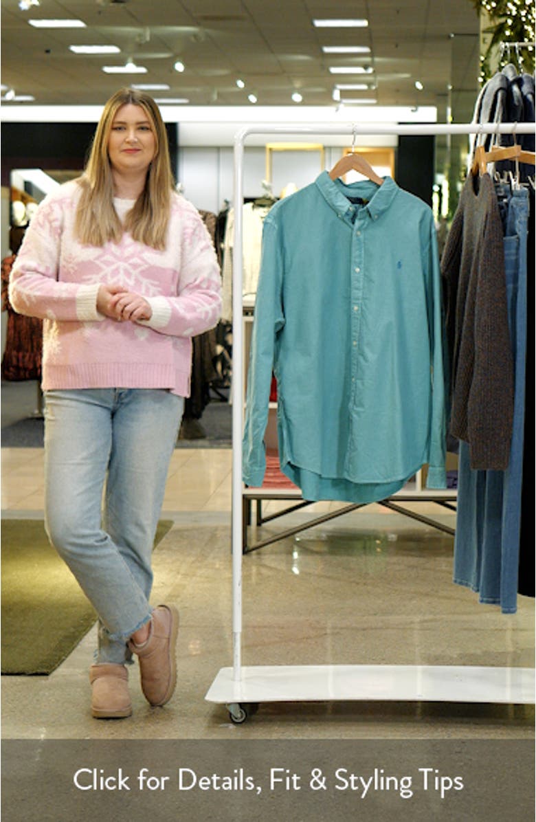 Classic Fit Cotton Oxford Button-Down Shirt, sales video thumbnail