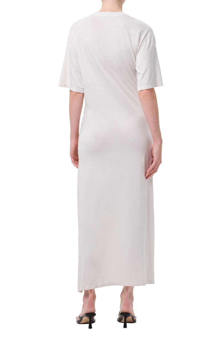 AGOLDE Zanna Twisted Maxi Dress, Alternate, color, Bone Lt Sandy Wht