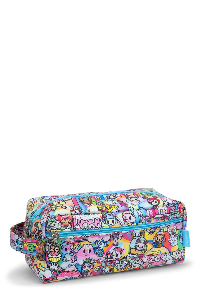 x Tokidoki Be Dapper Travel Case, Main, color, 20TH ANNIVERSARY CELEBRATION