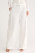 Vince Washed Cotton Wide Leg Pants