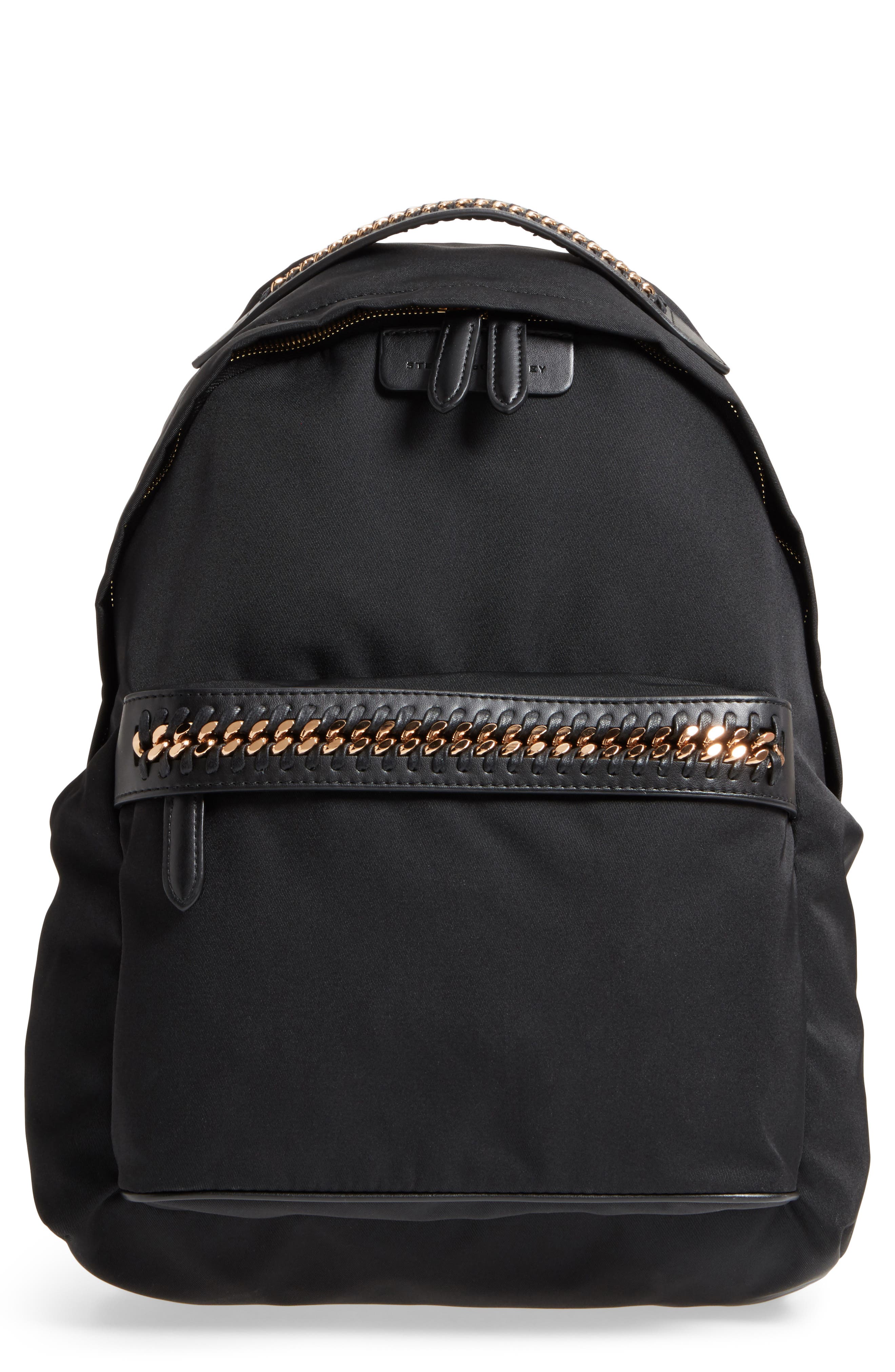 Stella McCartney Falabella Nylon Backpack, Main, color, 