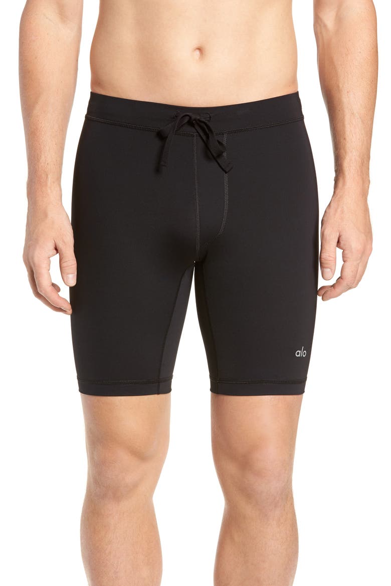 Warrior Compression Shorts, Main, color, JET BLACK