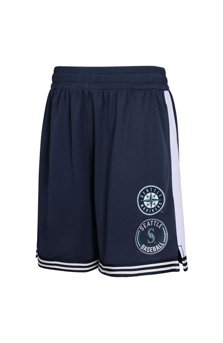 Outerstuff Youth  Navy Seattle Mariners Infielder Shorts, Alternate, color, Navy