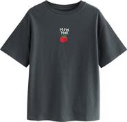 NEXT Kids' Pasta Time Cotton Graphic T-Shirt