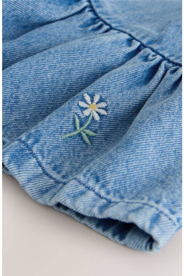 Kids' Denim Pinafore Dress, Alternate, color, BLUE