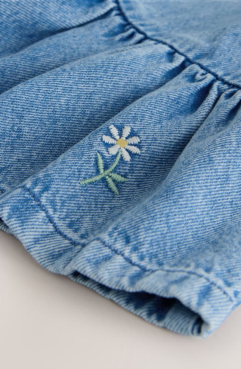 NEXT Kids' Denim Pinafore Dress, Alternate, color, Blue