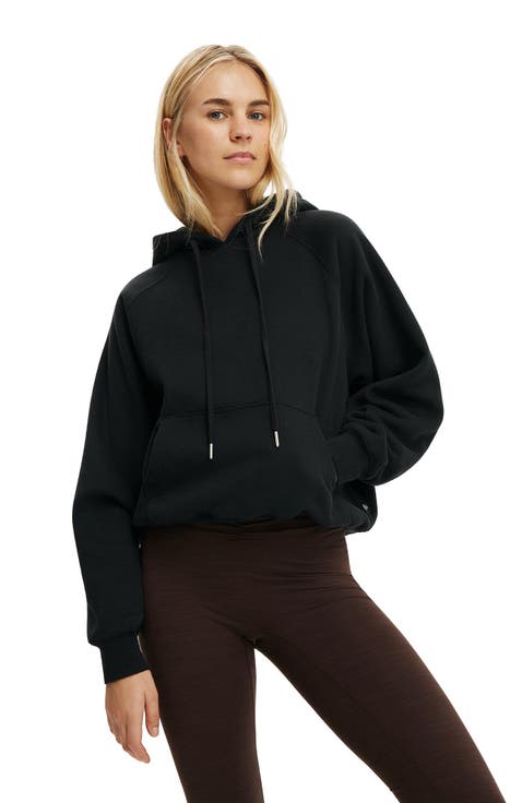 Women's Active Plush Essential Raglan Hoodie