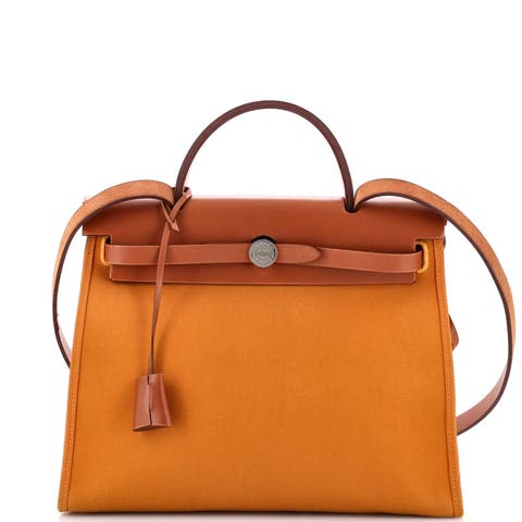 Herbag Zip Leather and Toile 31