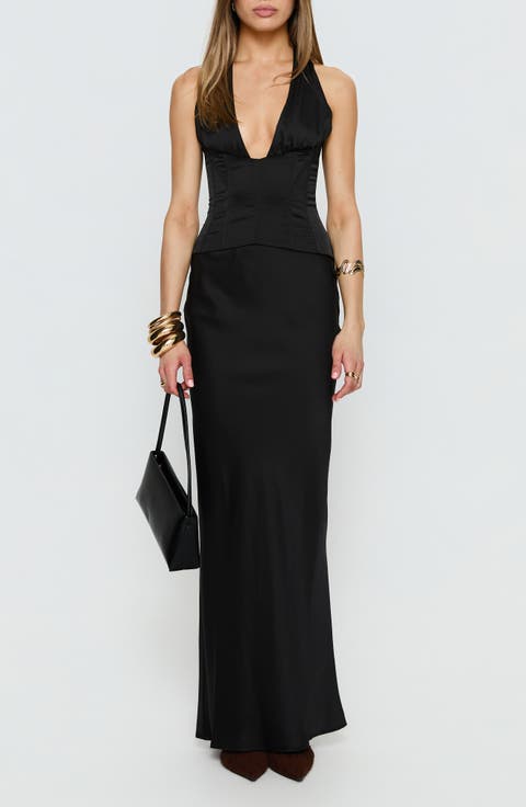 In a Trance Corset Halter Gown