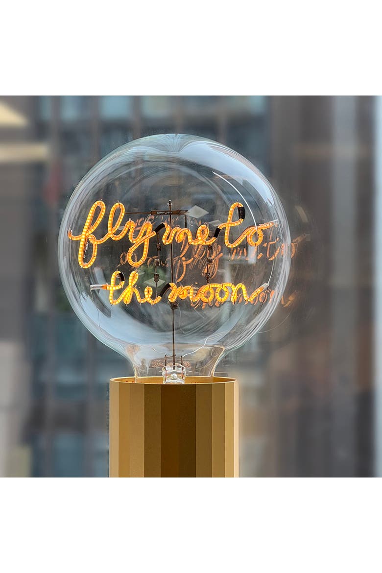 Fly Me To The Moon Portable Table Lamp, Alternate, color, Pink