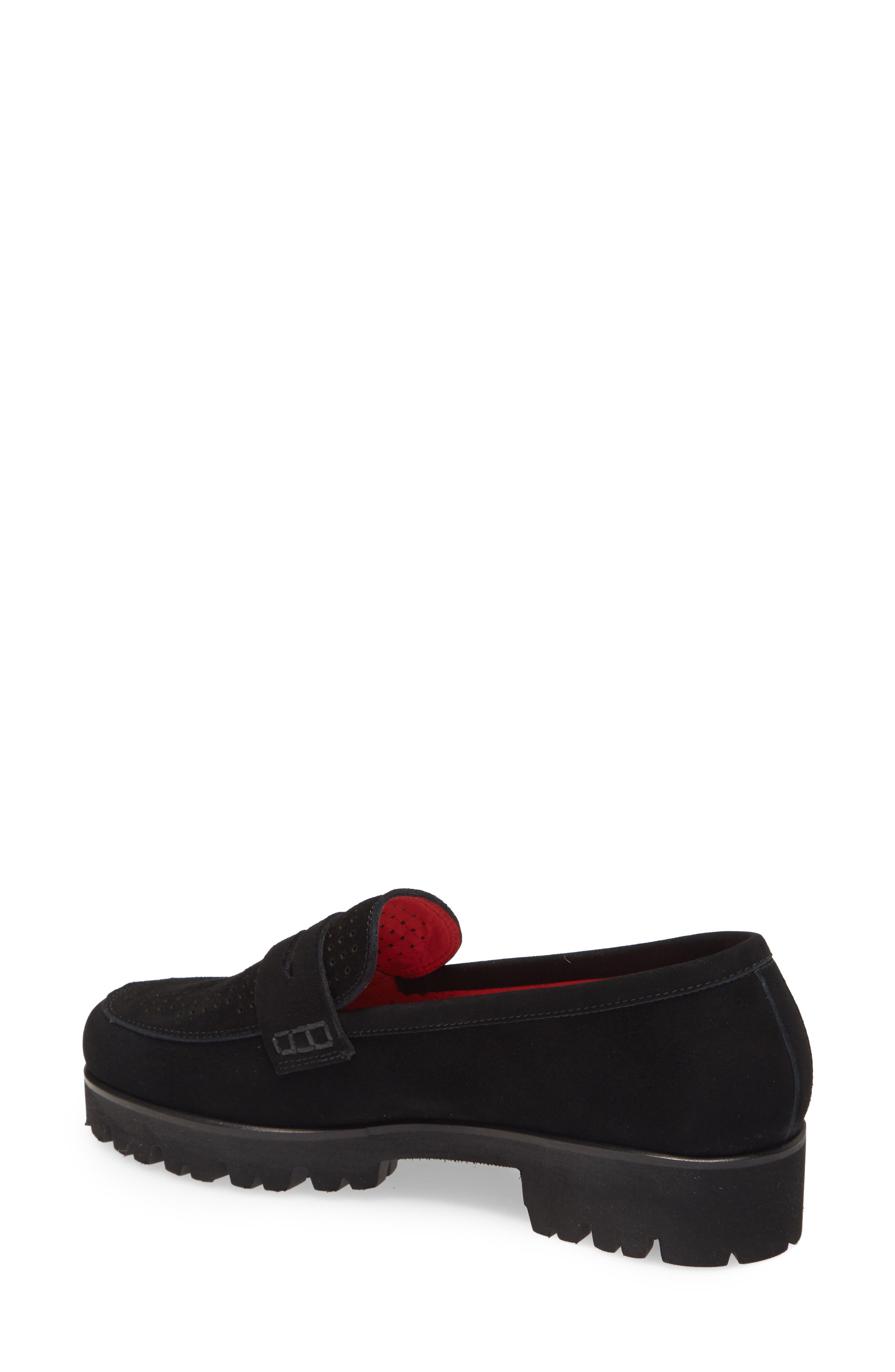 Pas de Rouge Kimmy Platform Penny Loafer, Alternate, color, 