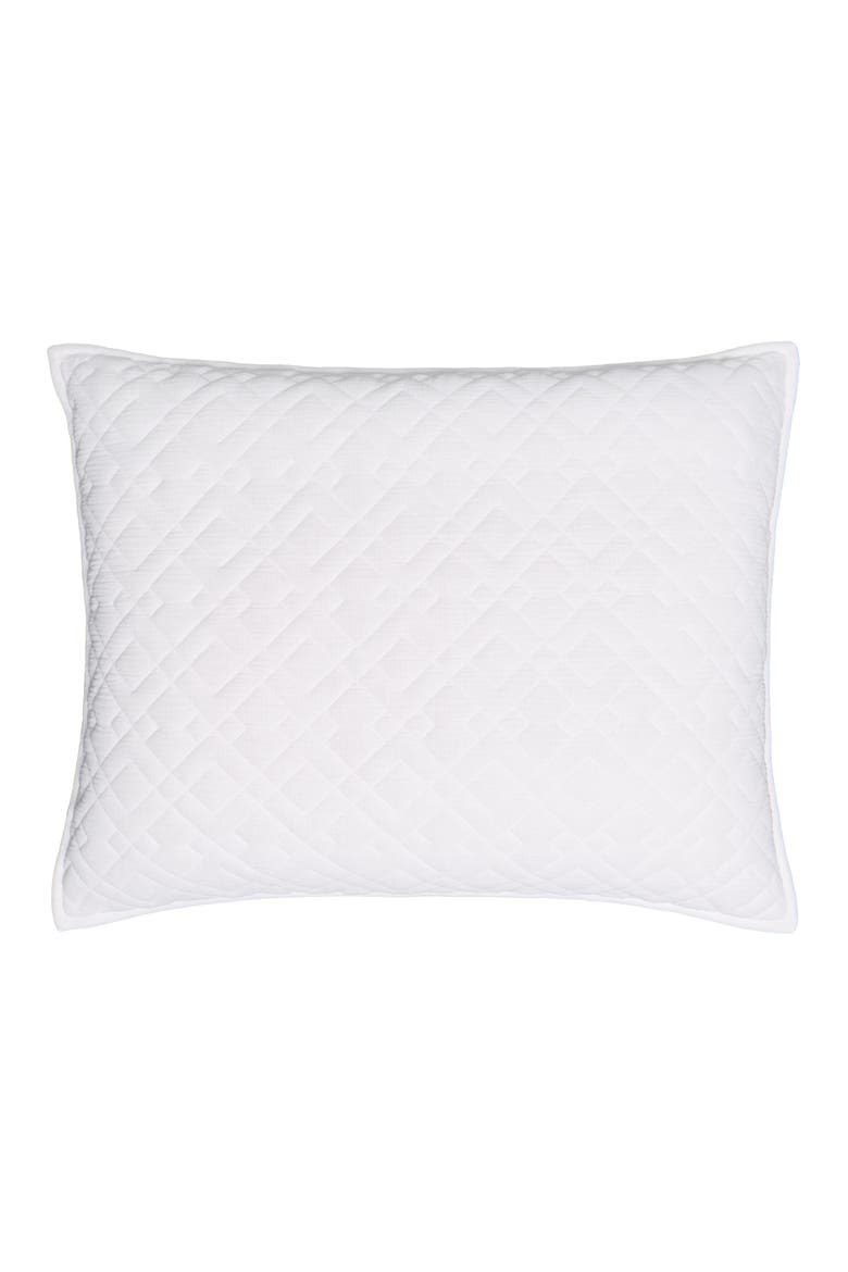 Trellis Quilt & Shams Set, Alternate, color, IVORY