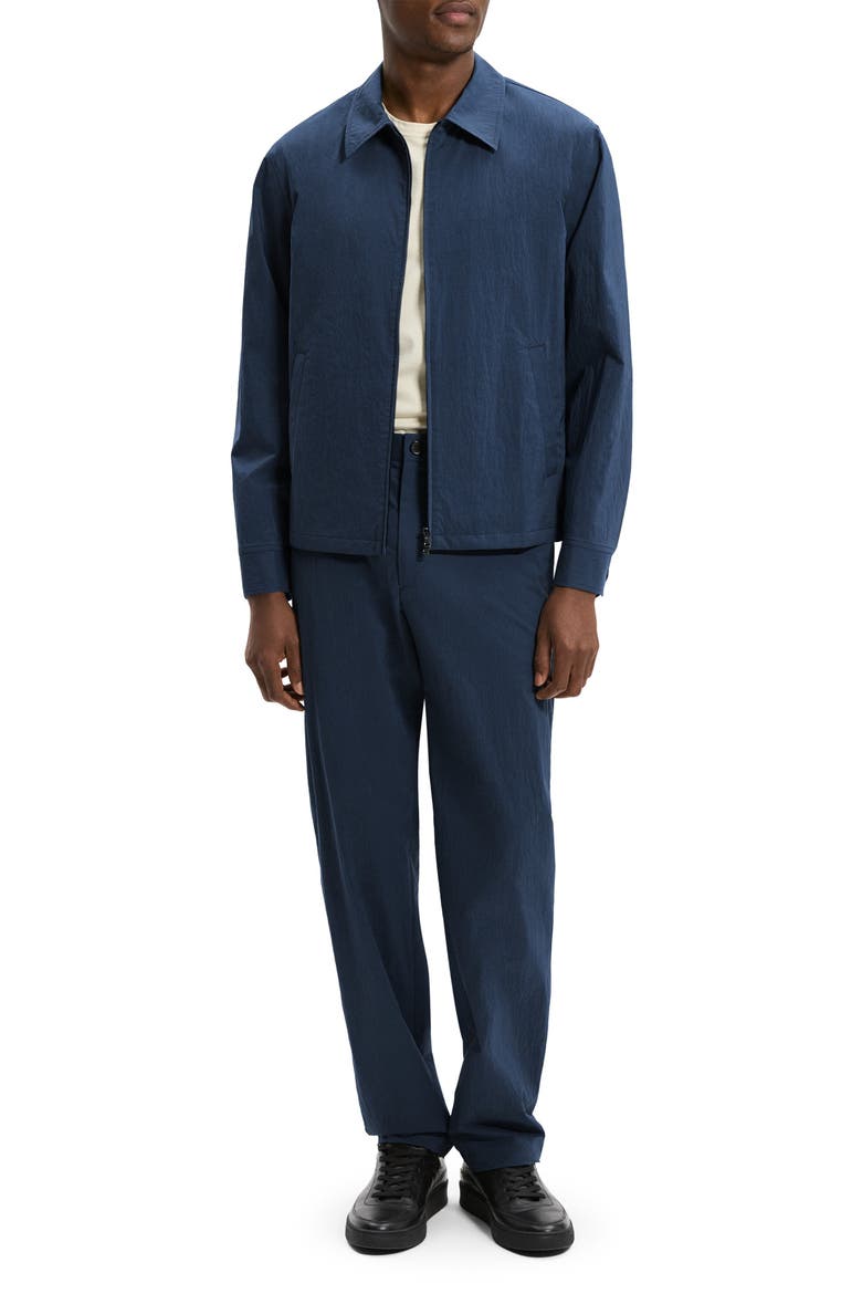 City Crinkle Zip Jacket, Alternate, color, NOCTURNE NAVY