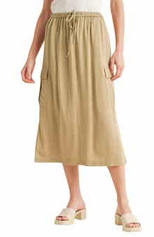 WISHLIST Cargo Midi Skirt