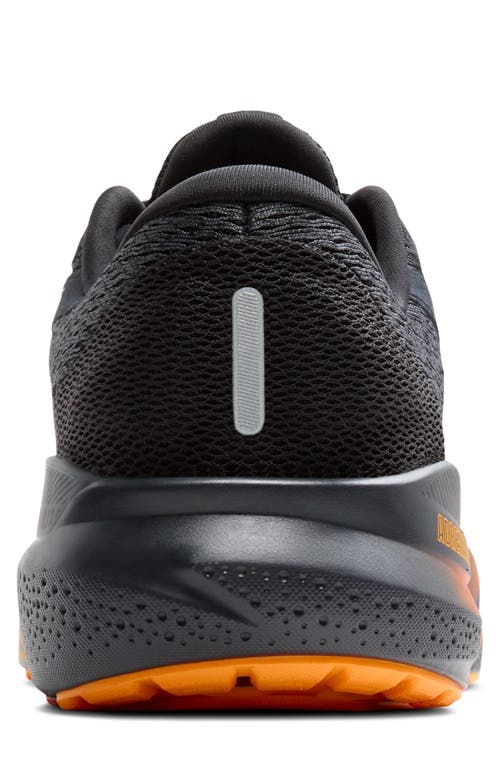 Brooks Adrenaline Gts 24 Running Shoe In Black/ebony/burnt Sienna