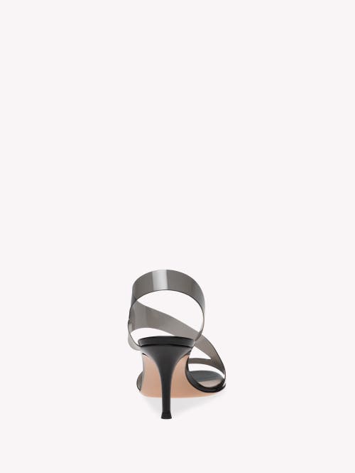 Gianvito Rossi Metropolis 70mm Transparent Sandals In Black