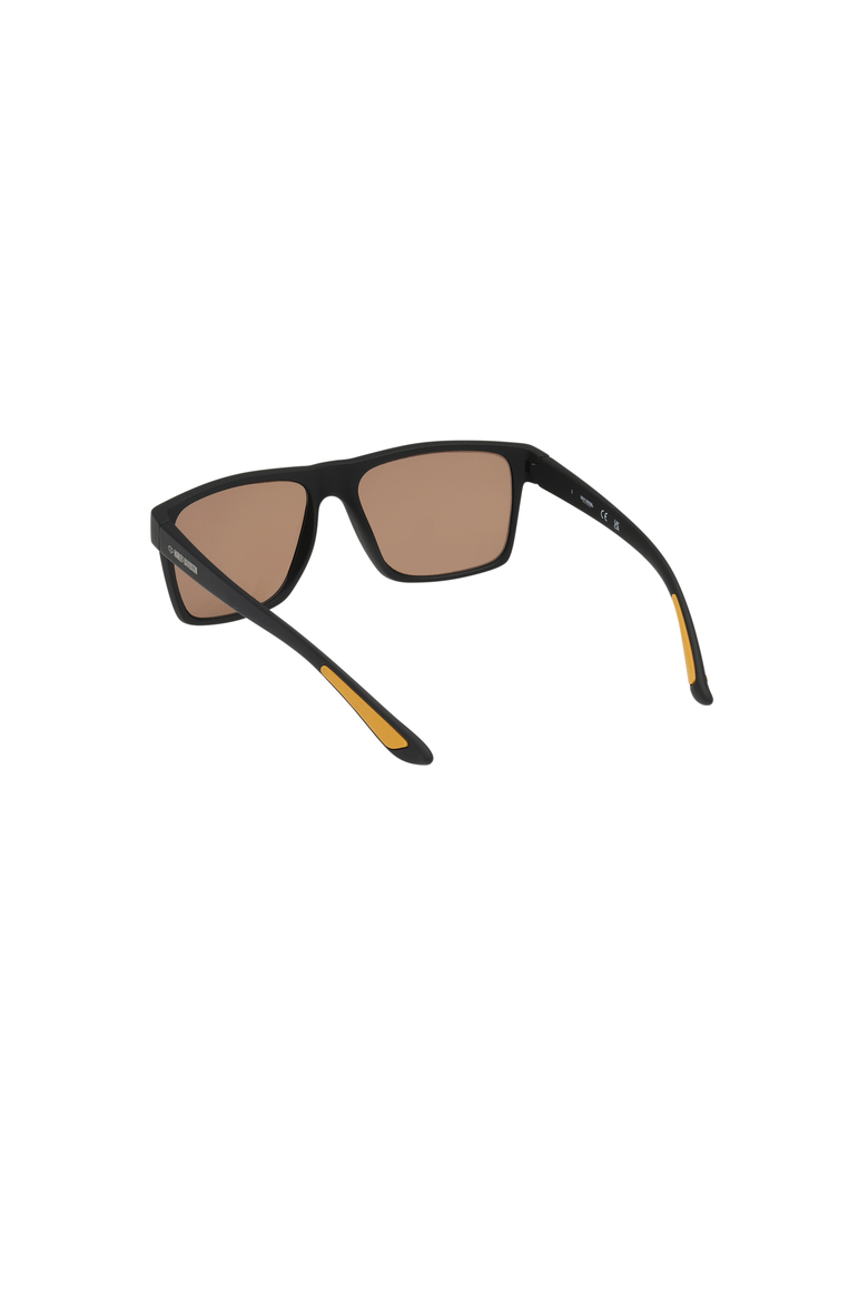 Classic Rectangular Sport Sunglasses, Alternate, color, Black / Brown Mirror