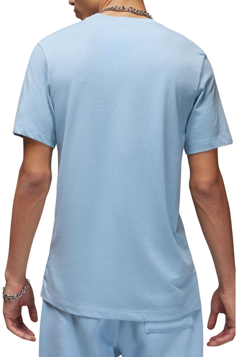 Jumpman Embroidered T-Shirt, Alternate, color, BLUE GREY/ WHITE