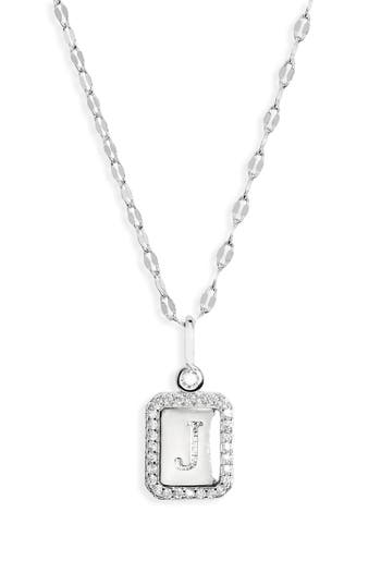 Leith Initial Pendant Necklace