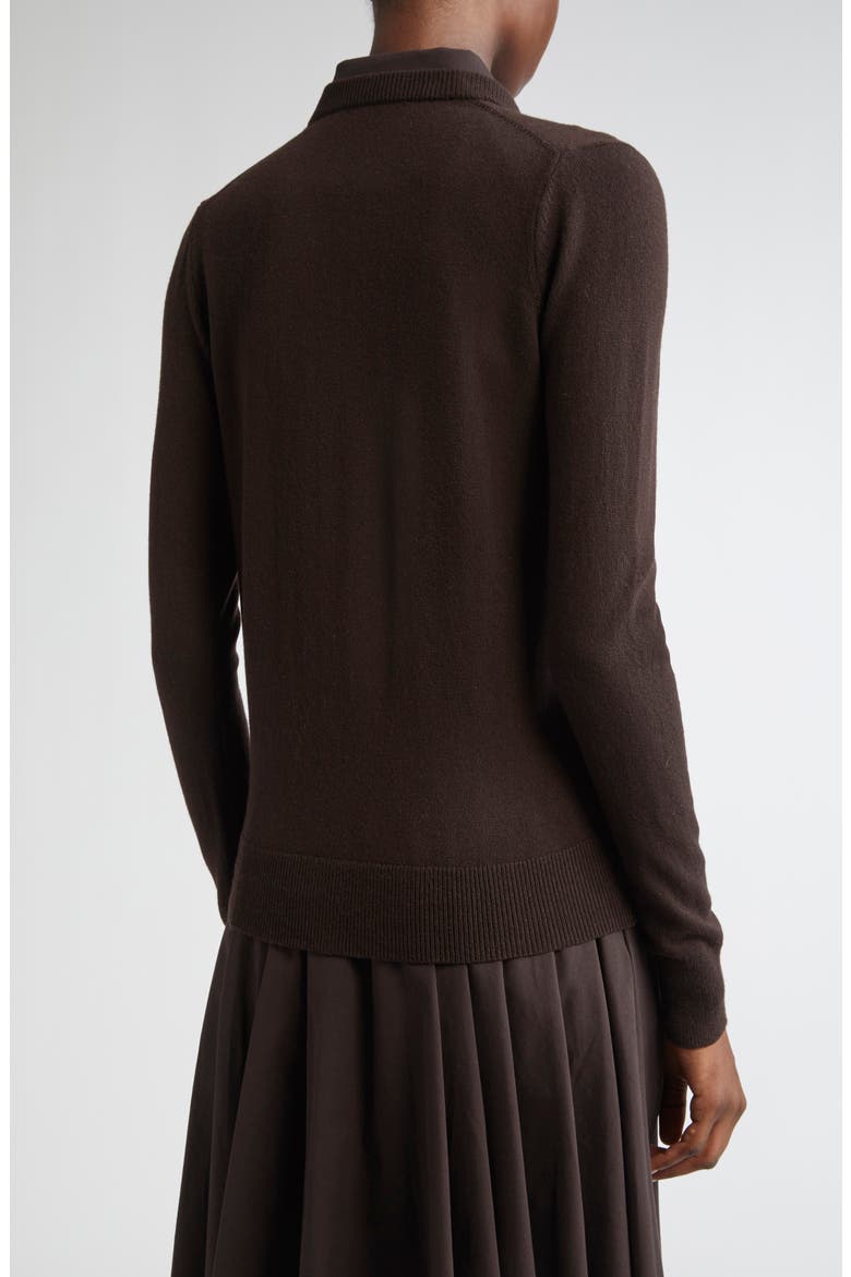 Cashmere Cardigan, Alternate, color, CHOCOLATE