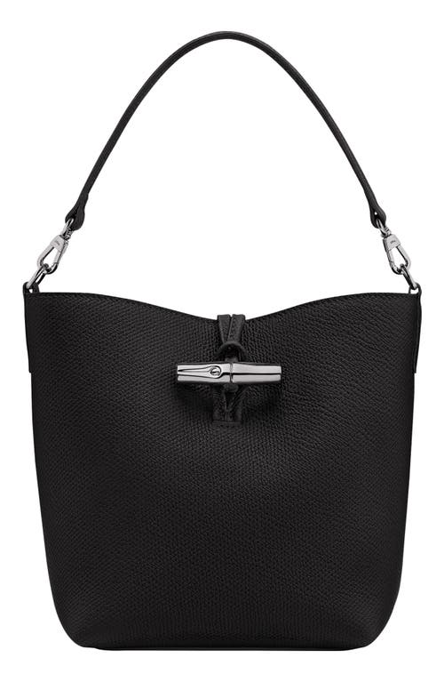 Longchamp Extra Small Le Roseau Leather Bucket Bag