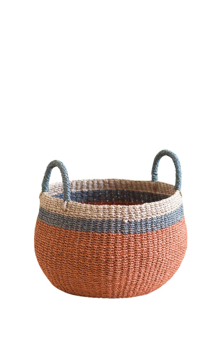 Tabletop Bulge Basket, Main, color, Coral