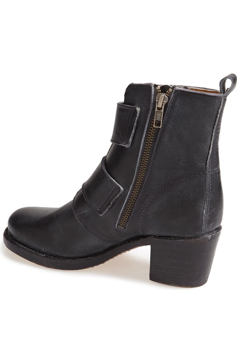 Frye 'Sabrina' Double Buckle Bootie, Alternate, color,