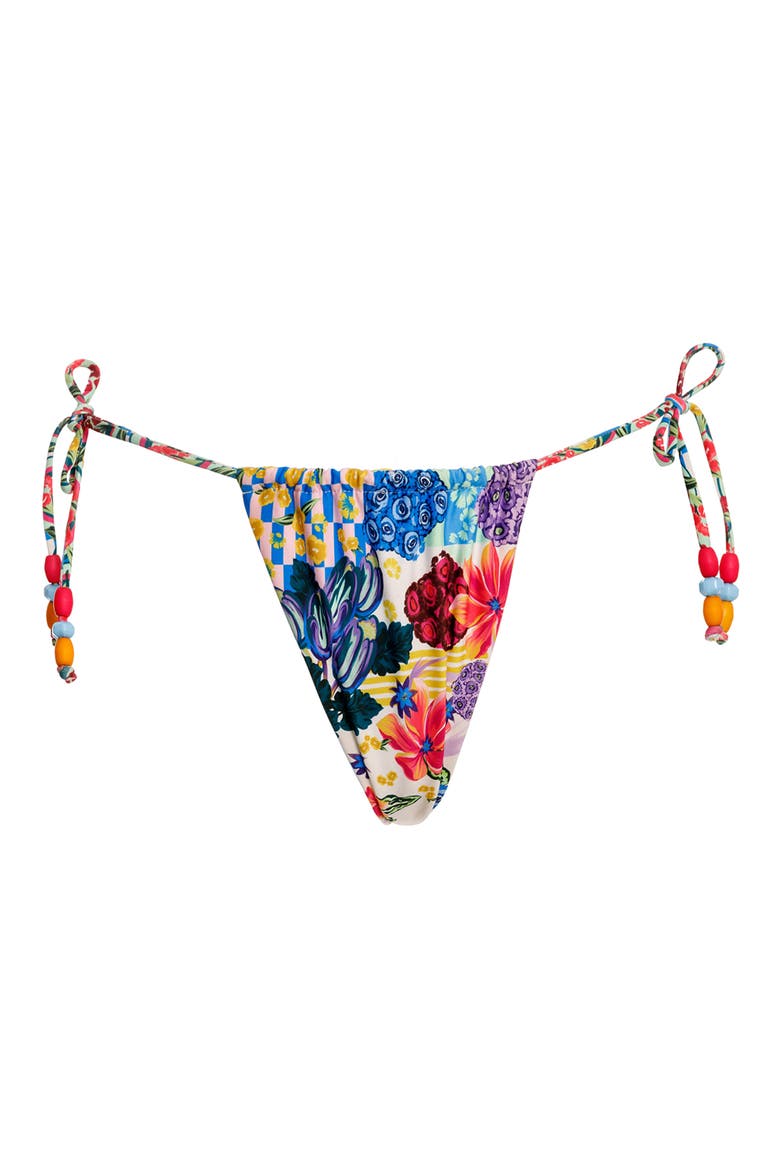Alexis Citrus String Bikini Bottoms, Alternate, color, MULTICOLOR