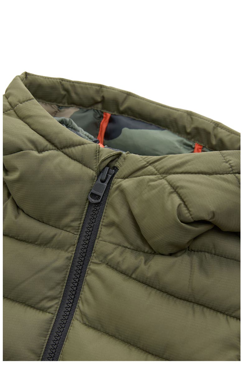 Kids' Hooded Puffer Jacket, Alternate, color, GREEN